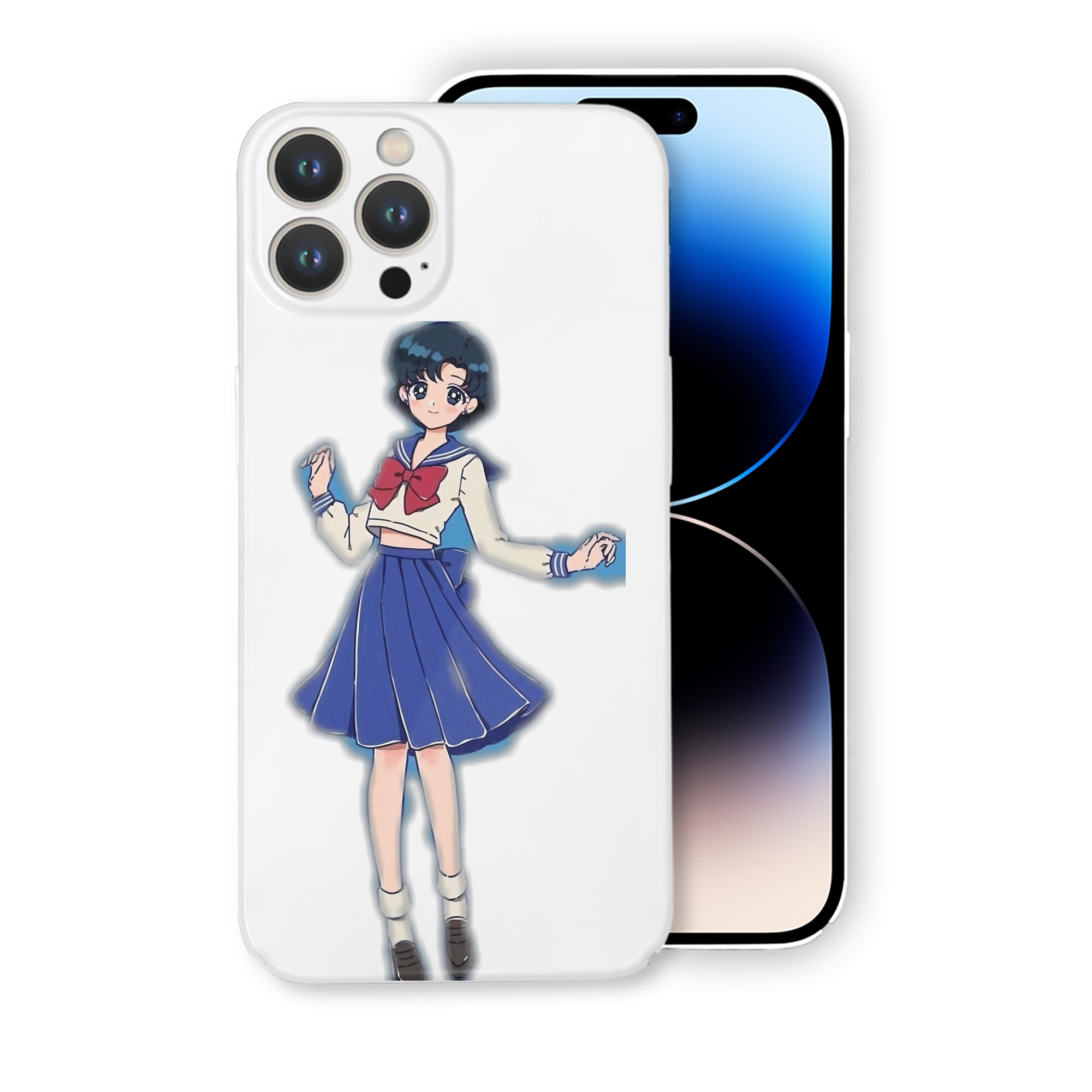 （画像用） 美少女戦士セーラームーン 水野 亜美 みずの あみ Sailor Moon Mizuno Ami 【iPhone 14シリーズ対応】ハードケース